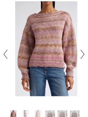 Ramy Brook Sage Stripe Sweater
